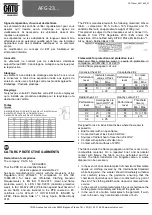 Preview for 3 page of Sicame CATU AFG-23 Series Manual