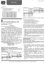 Preview for 18 page of Sicame CATU AFG-23 Series Manual