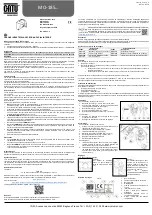 Sicame CATU MO-185 Series Manual preview