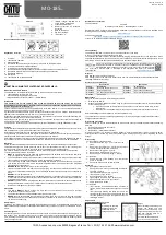 Предварительный просмотр 2 страницы Sicame CATU MO-185 Series Manual