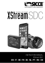 Preview for 1 page of Sicce XStream SDC Instruction Manual