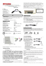 Preview for 1 page of Siccom DE05SCC600 Manual