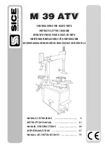 SICE M 39 ATV Instruction Manual preview