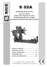 SICE S 52A Instruction Manual preview