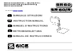 SICE SR-60 Instruction Manual preview