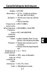 Preview for 27 page of SiCEP BiTech BT-PRW Manual