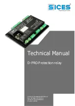 Sices D-PRO Technical Manual предпросмотр