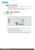 Предварительный просмотр 8 страницы Sices DST2600 User Manual