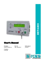 Sices DST4400 User Manual preview