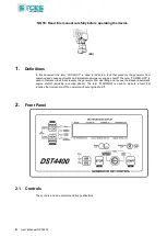 Предварительный просмотр 4 страницы Sices DST4400 User Manual