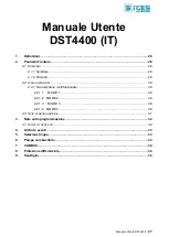 Предварительный просмотр 27 страницы Sices DST4400 User Manual