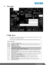 Предварительный просмотр 9 страницы Sices DST4601 User Manual