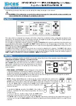 Sices DST4602 Instruction Manual preview