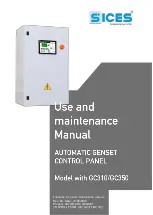 Sices GC310 Use And Maintenance Manual предпросмотр