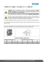 Preview for 7 page of Sices GC310 Use And Maintenance Manual