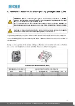 Preview for 8 page of Sices GC310 Use And Maintenance Manual