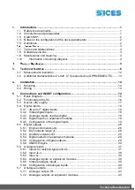 Предварительный просмотр 3 страницы Sices HS 315 Technical Handbook