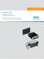 SICK 3vistor-P CV Operating Instructions Manual предпросмотр