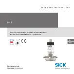 Preview for 1 page of SICK 6048105 Operating Instructions Manual