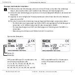 Предварительный просмотр 7 страницы SICK 6048105 Operating Instructions Manual