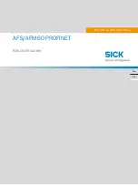 SICK AFM60 PROFINET Mounting Instructions предпросмотр