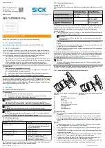 SICK AFM60S Pro Mounting Instructions предпросмотр