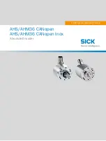 Предварительный просмотр 1 страницы SICK AHM36 IO-Link Operating Instructions Manual