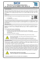 Preview for 7 page of SICK BCG 19 Mounting And Operating Instructions