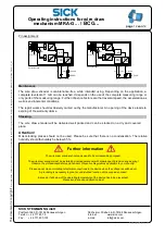 Preview for 12 page of SICK BCG Series Operating Instructions Manual