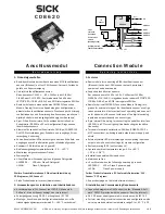 Preview for 1 page of SICK CDB620 Operating Instructions Manual