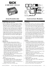 SICK CDM420-0004 Operating Instructions Manual preview