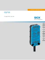 SICK CQF16 Operating Instructions Manual preview