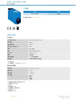 Preview for 2 page of SICK CS81-P3612S02 Manual