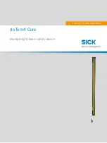 SICK deTem4 Core Ex Operating Instructions Manual preview