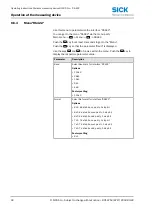 Preview for 42 page of SICK DL100 Pro Operating Instructions Manual