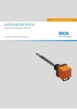 Предварительный просмотр 1 страницы SICK DUSTHUNTER SP100 Operating Instructions Manual