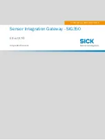 Preview for 1 page of SICK EtherCAT SIG350 Operating Instructions Manual