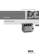 SICK Flexi Classic series Operating Instructions Manual предпросмотр