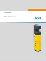 SICK flexLock Operating Instructions Manual предпросмотр