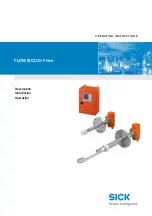 Preview for 1 page of SICK FLOWSIC100 Flare Operating Instructions Manual