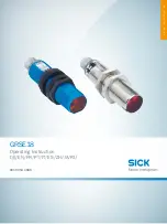 SICK GRSE18 Operating Instruction preview