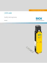 SICK i10 Lock Operating Instructions Manual предпросмотр