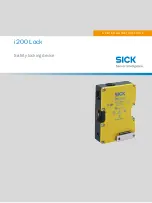 SICK i200 Lock Operating Instructions Manual предпросмотр