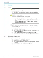 Preview for 14 page of SICK i200 Lock Operating Instructions Manual