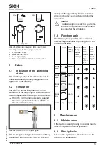 Preview for 15 page of SICK LFV 200 Operating Instructions Manual