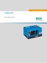 SICK LMS4000 Operating Instructions Manual предпросмотр