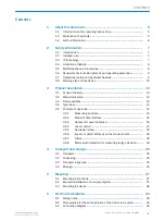 Preview for 3 page of SICK LMS4000 Operating Instructions Manual