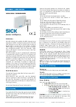 Предварительный просмотр 1 страницы SICK LOCU2 Quick Start