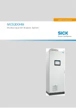 SICK MCS200HW Service Manual предпросмотр