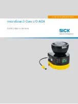 SICK microScan3 Core I/O AIDA Operating Instructions Manual preview